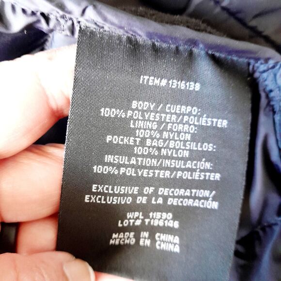 32Degrees Full Zip Lined Jacket Zip Pockets Blue Transitional Outdoors Sz: L - Picture 8 of 10